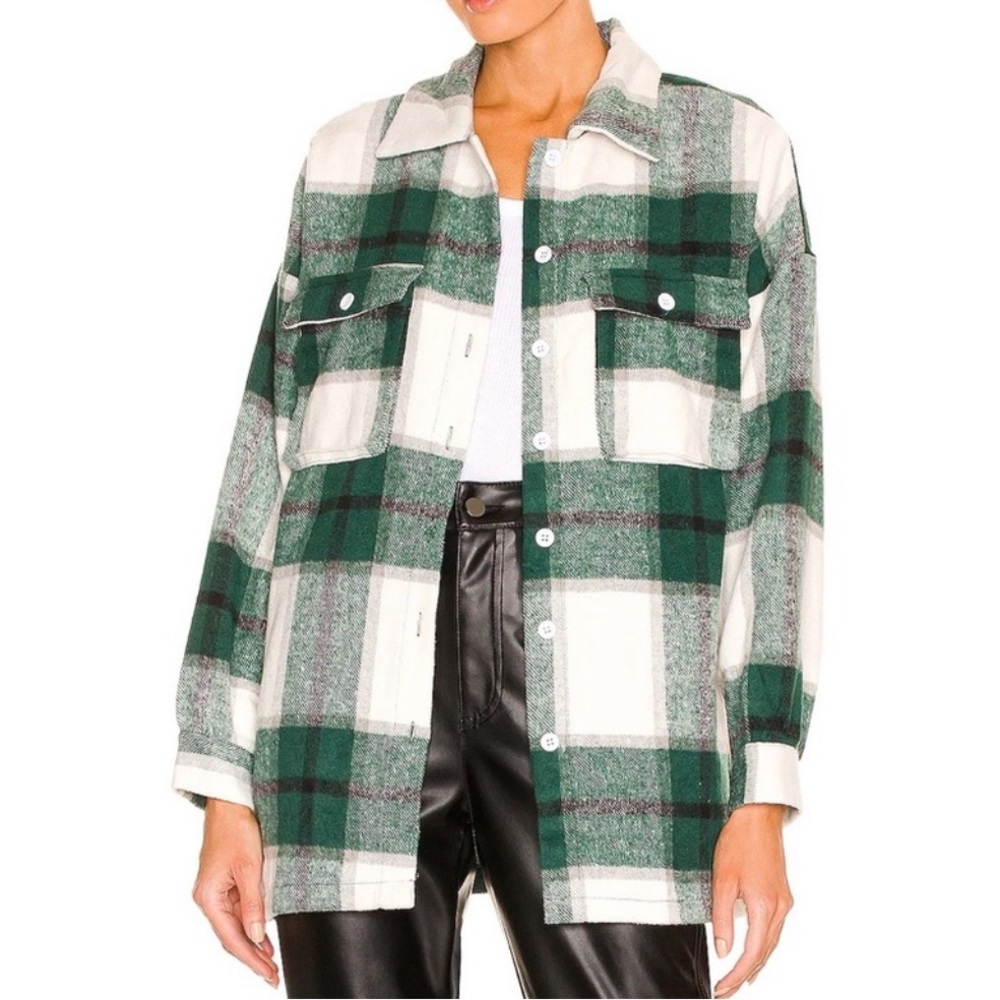 Lovers and Friends Kaianna Shacket in Green Multi